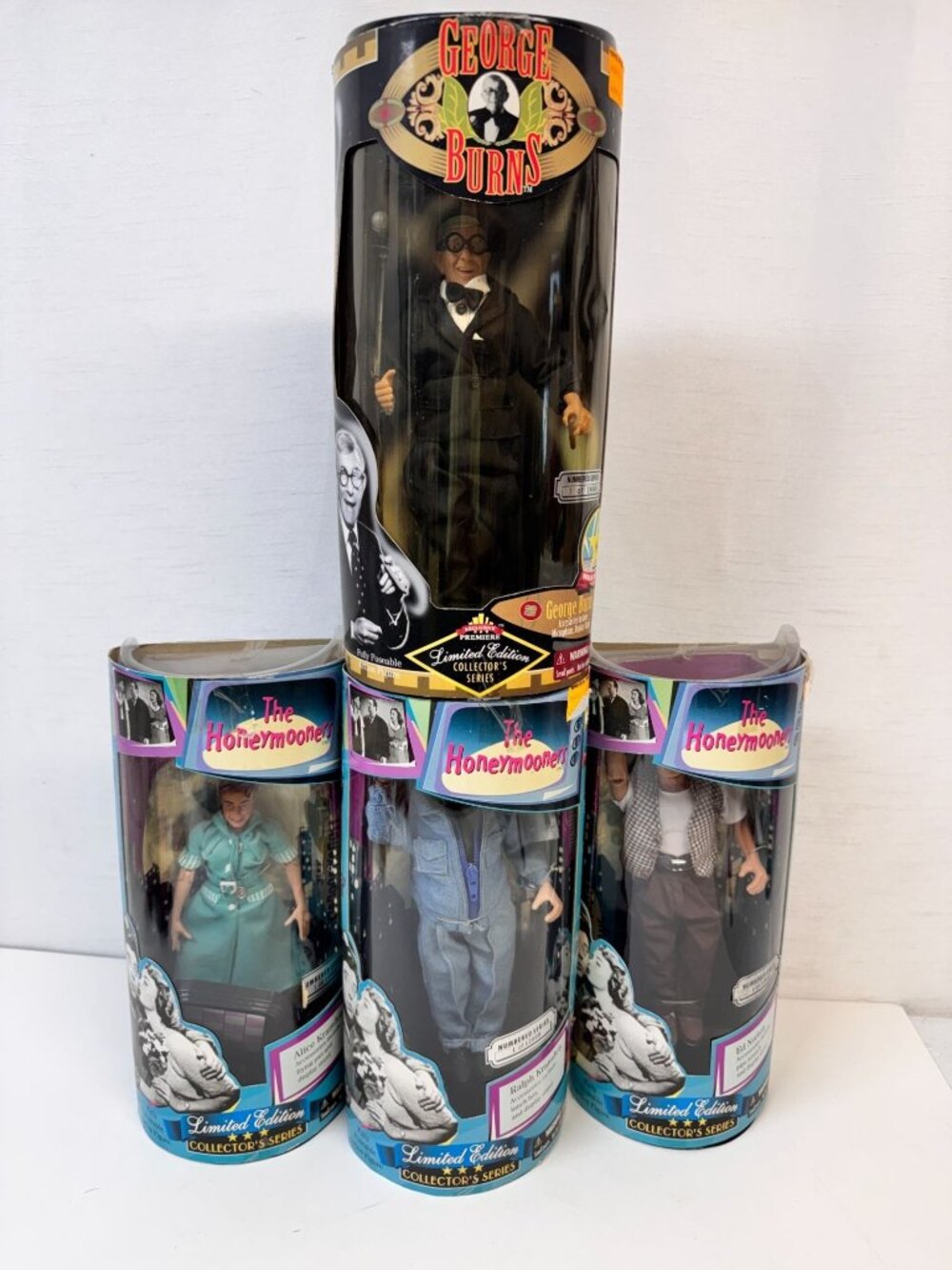 Honeymooners And George Burns Collector Series Boxed Dolls-1997
